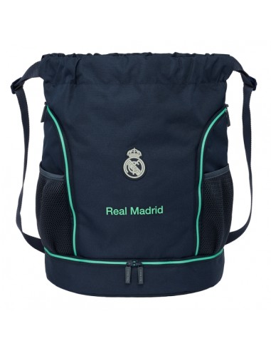 Safta Real Madrid 2Â-Equipacion 25 26 Saco Mochila - Bolsillo Interior con Cremallera - Bolsillos Laterales - Hombreras