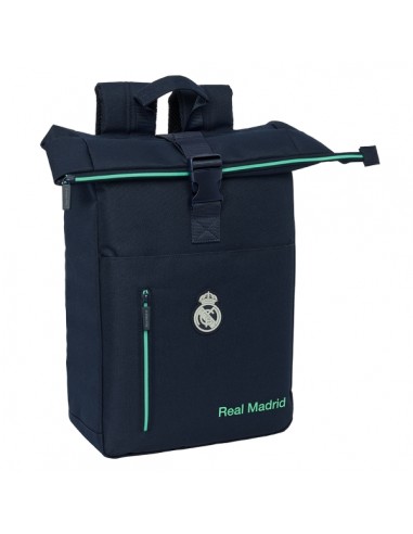 Safta Real Madrid 2Â-Equipacion 25 26 Mochila para Portatil hasta 15.6" - Cremallera - Interior Acolchado - Hombreras