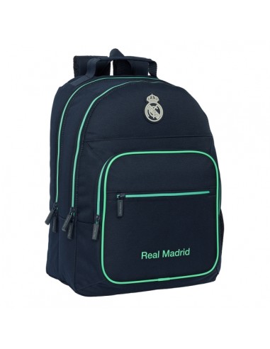 Safta Real Madrid 2Â-Equipacion 25 26 Mochila con 2 Compartimentos - Adaptable a Carro - Portabotellas - 2 Compartimentos