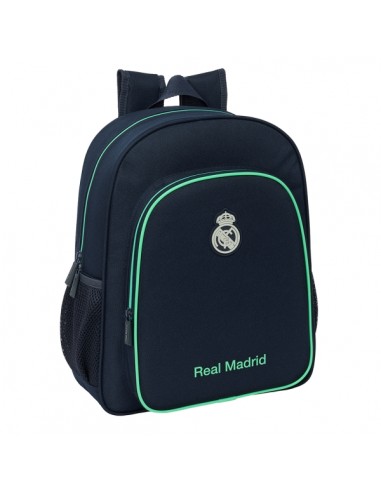 Safta Real Madrid 2Â-Equipacion 25 26 Mochila - Adaptable a Carro - Portabotellas - Tirador Doble - Hombreras Acolchadas -