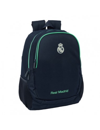 Safta Real Madrid 2Â-Equipacion 25 26 Mochila Adaptable a Carro - Portabotellas - 2 Compartimentos - Tirador Doble -