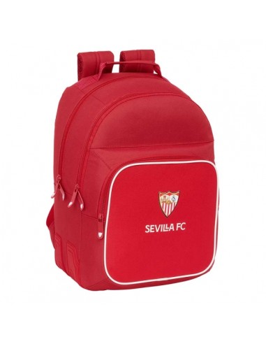 Safta Sevilla FC Mochila con 2 Compartimentos - Antirozaduras - Adaptable a Carro - Bolsillo Frontal - Portabotellas -