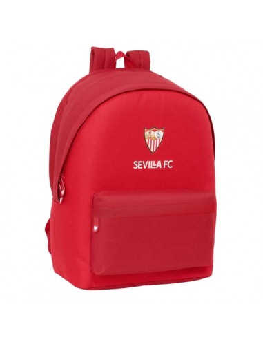 Safta Sevilla FC Mochila para Portatil hasta 15.6" - Antirrobo - Conector USB - Base Acolchada - Bolsillo Frontal - Tirador