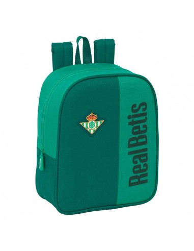 Safta Real Betis Balompie Mochila Guarderia - Adaptable a Carro - Tarjeta de Identificacion - Asa de Mano - Resistente al