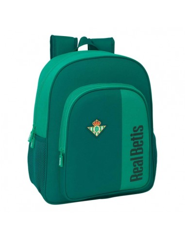 Safta Real Betis Balompie Mochila - Adaptable a Carro - Portabotellas - Doble Tirador en Cremallera - Hombreras Ergonomicas y