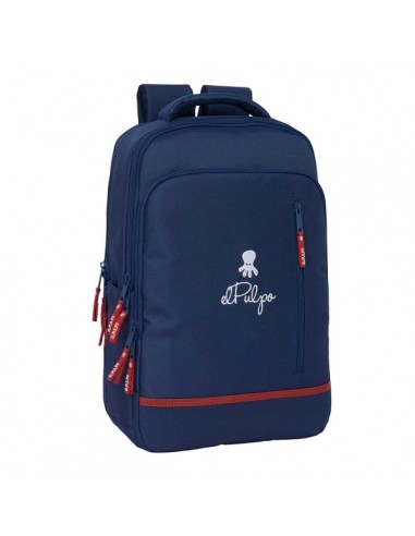 Safta el Pulpo Mochila para Portatil hasta 15.6" - Interior Acolchado - Conector USB - Portabotellas - Organizador Interior -