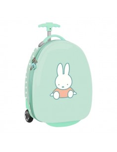 Safta Miffy Friends Maleta Trolley Infantil 16â - Interior con Bolsillo - Ruedas Suaves - Cintas con Cierre PVC -