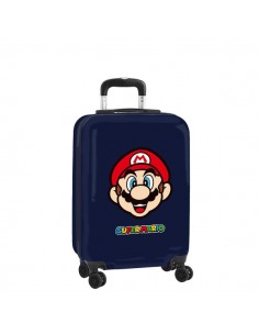 Safta Super Mario Mamma Mia Maleta Trolley de Cabina 20â - Cierre con Candado - Interior Forrado - Organizacion Interna