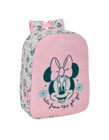 Safta Minnie Mouse Minty Mochila Infantil - Portabotellas - Hombreras Acolchadas - Bolsillo Frontal - 10L - 260x110x340mm -