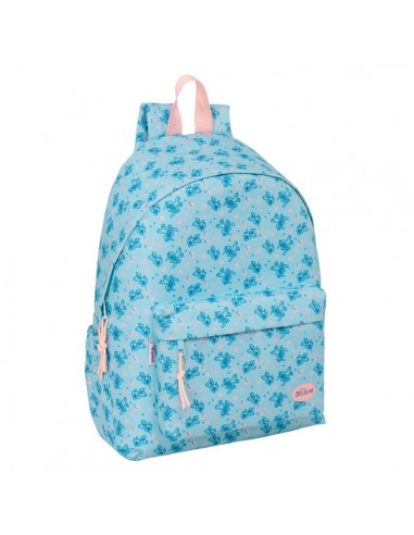 Safta Stitch Ohana Mochila para Portatil hasta 14.1" - Bolsillo Frontal - Portabotellas - Tirador Doble - Hombreras