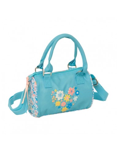 Safta Moos Fiori Bolso - Material Reciclado - 100x160mm - Color Azul Claro