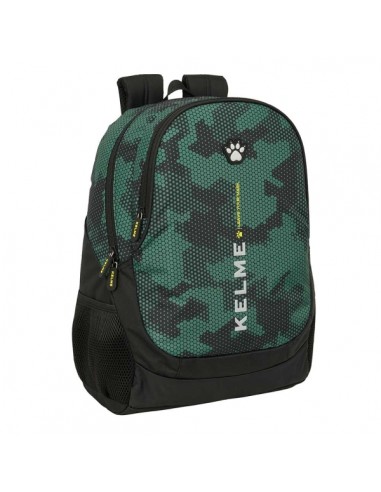 Safta Kelme Camo Mochila Adaptable a Carro - Portabotellas - 2 Compartimentos - Tirador Doble - Hombreras Ergonomicas - Asa
