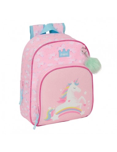 Safta Glowlab Kids Mochila Infantil - Adaptable a Carro - Portabotellas - Hombreras Acolchadas - Bolsillo Frontal - Asa
