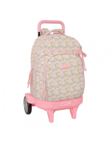 Safta VMB Mochila con Carro - 33L - Ruedas Antivibracion - Bolsillo Frontal - Portabotellas - Tirador Doble - Hombreras