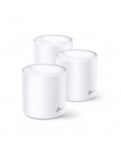 TP-Link Sistema WiFi 6 Mesh Doble Banda AX1800 - 3 Unidades Deco - 2 Puertos Ethernet LAN (RJ-45) - Cobertura WiFi hasta
