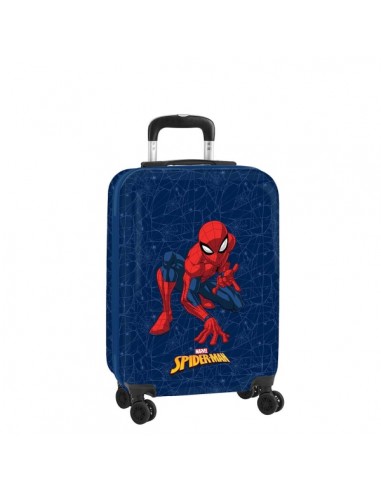 Safta Spider-Man Maleta Trolley de Cabina 20â - Cierre con Candado - Interior Forrado y Bolsillos - Ruedas Giratorias -
