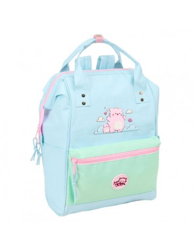 Safta Pembe The Pink Cat Mochila para Portatil hasta 13" - Bolsillo con Cremallera - Asas Superiores - Bolsillo Frontal -