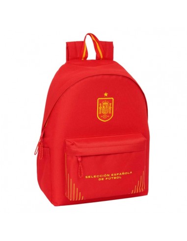Safta Seleccion EspaÃ±ola de Futbol Mochila para Portatil hasta 14.1" - Bolsillo Frontal - Portabotellas - Doble Tirador -