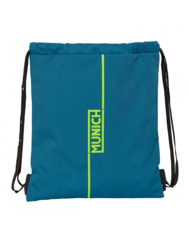 Safta Munich Land Saco Plano - Bolsillo con Cremallera - Cierre con Cordones - 5L - Ligero y Practico - 350x10x400mm - Color