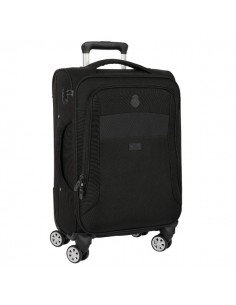 Safta Real Madrid Premium Maleta Trolley de Cabina 20â - Cierre con Candado - Bolsillo para Portatil - Asas en 2 Lados -