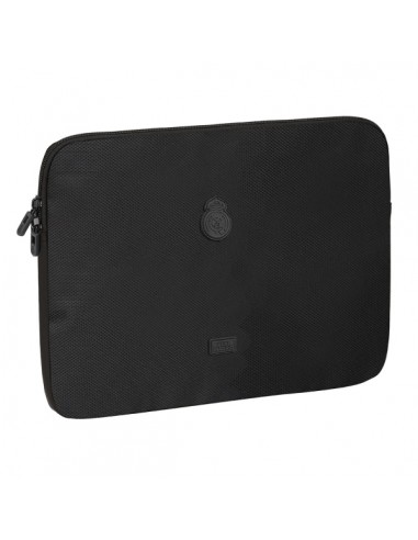 Safta Real Madrid Premium Funda para Portatil hasta 15.6" - Alojamiento Acolchado - 3.8L - 395x35x275mm - Color Negro