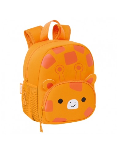 Safta Jirafa Mochila de Neopreno - Bolsillo Frontal - Tirador Doble - Portabotellas - Interior Forrado - Hombreras y Espalda