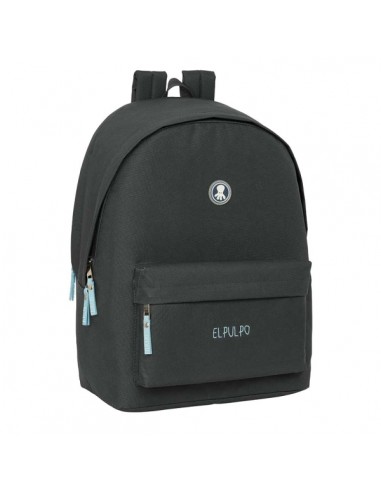 Safta el Pulpo Grafito Mochila para Portatil hasta 15.6" - Alojamiento Antirrobo - Conector USB - Capacidad 24.55L - Bolsillo