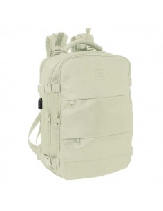 Safta Mochila de Cabina - Bolsillo para Portatil hasta 15.6" - Conector USB - 23.1L - Hombreras Ergonomicas - Portabotellas -