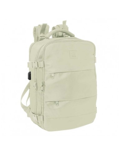 Safta Mochila de Cabina - Bolsillo para Portatil hasta 15.6" - Conector USB - 23.1L - Hombreras Ergonomicas - Portabotellas -