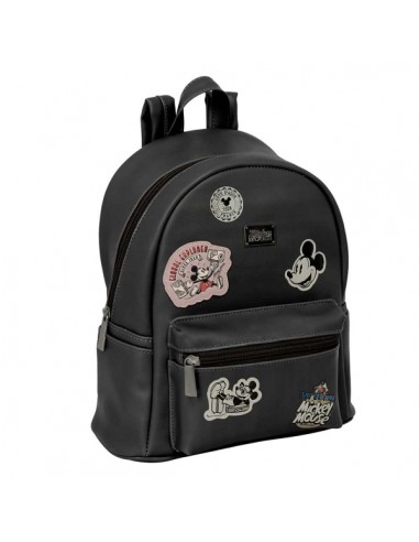 Safta Mickey Mouse Mini Mochila - Cremallera - Bolsillo Frontal - Tirador Doble - Bolsillo Lateral - Interior Forrado -