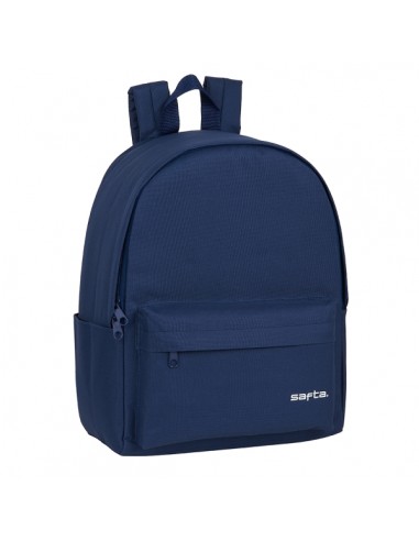 Safta Mochila para Portatil hasta 14.1" - Interior Acolchado - Correas Acolchadas - Cremallera Doble - Asa Superior - 19.85L