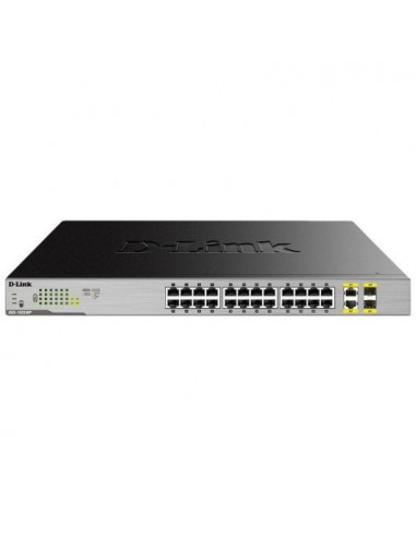 D-Link Switch 26 Puertos Gigabit 10 100 1000 Mbps PoE