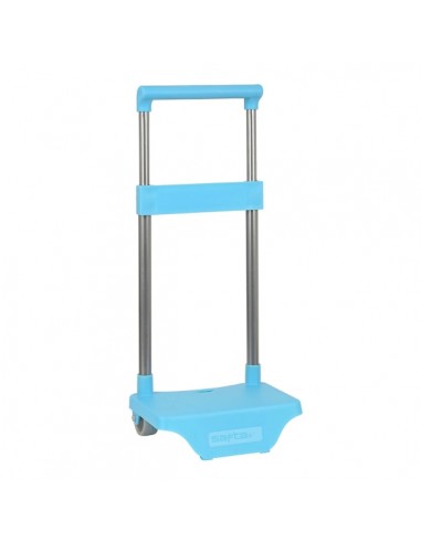 Safta Carro Portamochilas - Sujecion Universal - Material Resistente - Modelo Patentado - 26x10x34cm - Color Azul Claro