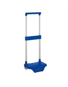 Safta Carro Portamochilas - Sujecion Universal - Material Resistente - Modelo Patentado - 26x10x34cm - Color Azul