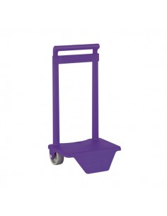 Safta Carro Portamochilas - Sujecion Universal - Material Resistente - Ruedas de PVC - Modelo Patentado - 22x10x27cm - Color