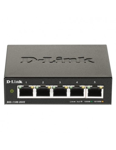 D-Link Switch Smart 5 Puertos Gigabit 10 100 1000 Mbps