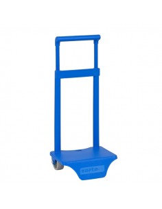 Safta Carro Portamochilas - Sujecion Universal - Material Resistente de Polipropileno - Ruedas de PVC Silenciosas -