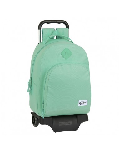 Safta Blackfit8 Mochila con Carro - Bolsillo Frontal - Doble Tirador - Hombreras Acolchadas - Asa Forrada - Mochila Extraible