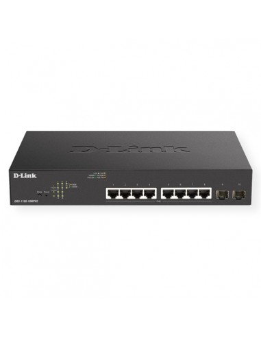 D-Link Switch Semigestionable 8 Puertos Gigabit PoE 130W-2 Puertos Combo