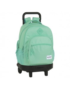 Safta Blackfit8 Mochila con Carro - Extraible - Bolsillo Frontal - Portabotellas - Hombreras Acolchadas - Asa Acolchada -