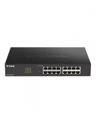 D-Link Switch Semigestionable 16 Puertos Gigabit 10 100 1000 Mbps