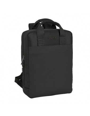 Safta Business Mochila para Portatil hasta 13.3" - Bolsillo Interior - Conector USB - Espalda y Hombreras Acolchadas - Cintas
