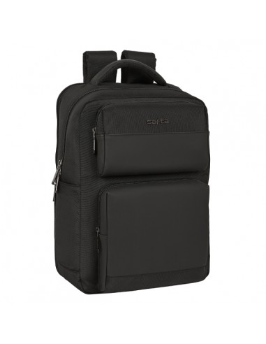 Safta Business Mochila para Portatil hasta 15.6" - Conector USB - Bolsillo Portabotellas - Bolsillo Antirrobo - Bolsillos