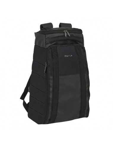 Safta Business Mochila de Viaje - Doble Cremallera - Bolsillos Laterales de Red - Bolsillo Trasero - Hombreras Acolchadas -
