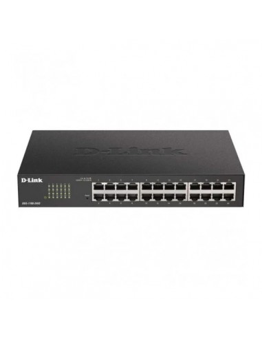 D-Link Switch Semigestionable 24 Puertos Gigabit 10 100 1000 Mbps