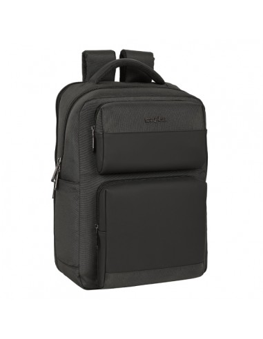 Safta Business Mochila para Portatil hasta 15.6" - Conector USB - Portabotellas - Bolsillos Frontales - Tirador Doble -
