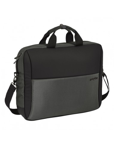 Safta Business Maletin para Portatil hasta 15.6" - Conector USB - Bolsillo Trasero Oculto - Bandolera Ajustable - Asas