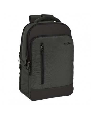 Safta Business Mochila para Portatil hasta 15.6" - Conector USB - Bolsillo Lateral - Tirador Doble - Hombreras Acolchadas -