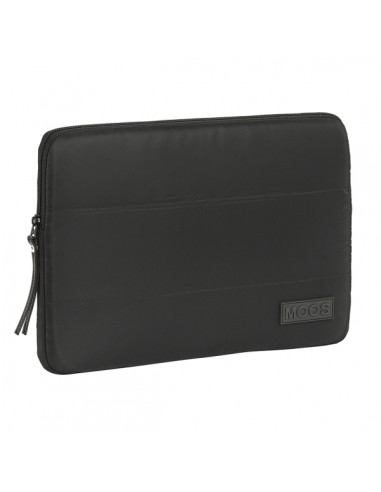 Safta Moos Capsula Funda para Portatil hasta 14" - Alojamiento Acolchado - 1.7L - 340x20x250mm - Color Negro