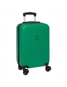 Safta Real Betis Balompie Maleta Trolley de Cabina 20â - Cierre con Candado - Interior Forrado - Bolsillo de Red -